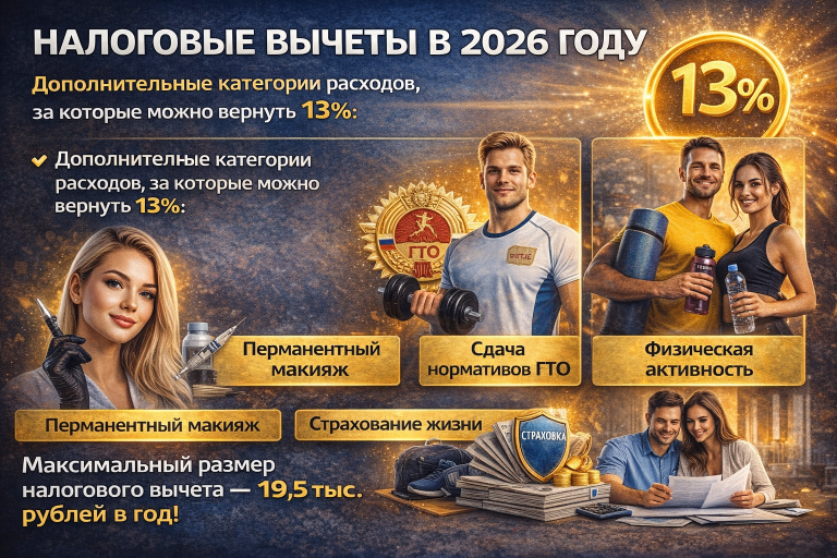 Налоговые вычеты в 2026 году