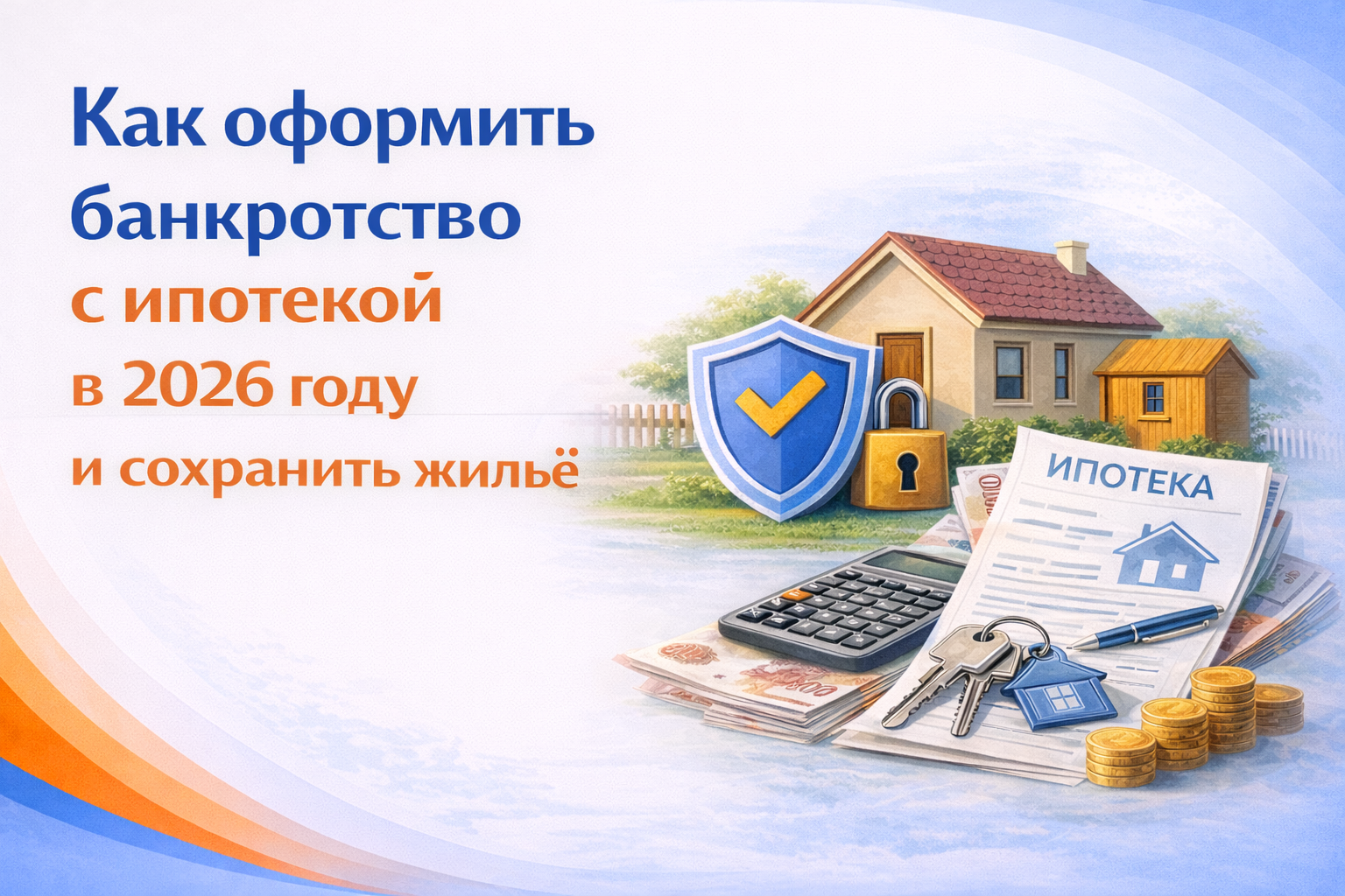 Как оформить банкротство с ипотекой в 2026 году и сохранить жильё